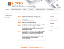 Tablet Screenshot of elbwerk-business.com